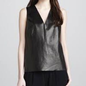 Vince Leather Shirt